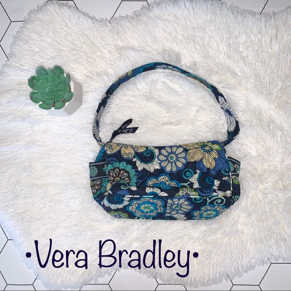 Vera Bradley Handbags - Vera Bradley Small Blue Floral Purse